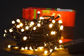Luces LED 10 metros cable negro CALIDO (1)